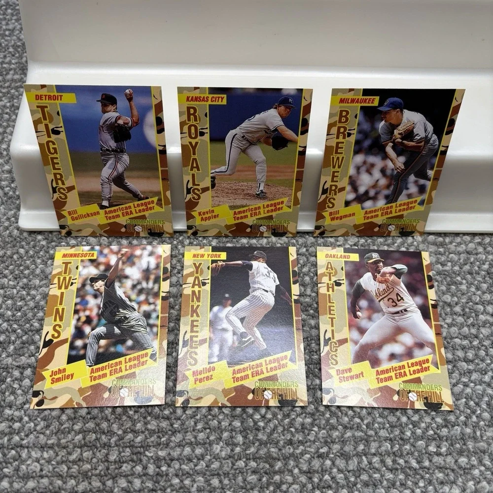 1993‎ Topps Coca-Cola Commanders of the Hill Baseball Card Set 30 Cards